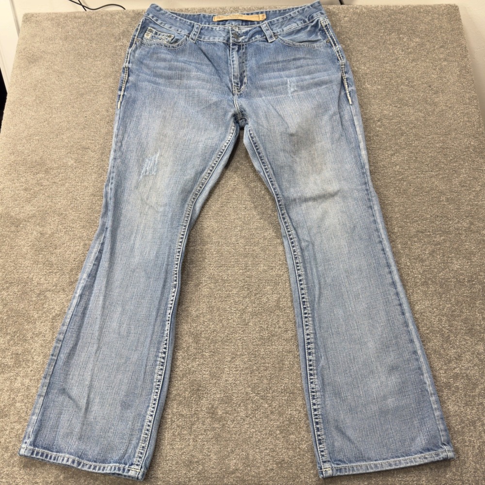 Rock and Roll Cowboy Jeans Mens 40x36 Blue Double Barrel Relaxed Bootcut Denim